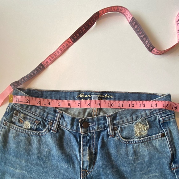 Abercrombie Distressed Bootcut Stretch Jeans - Picture 5 of 7